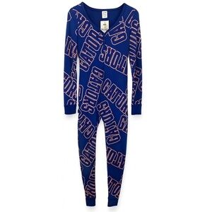 NWT PINK Victoria's Secret FL Gators Thermal Pajama Onepiece Size small UF